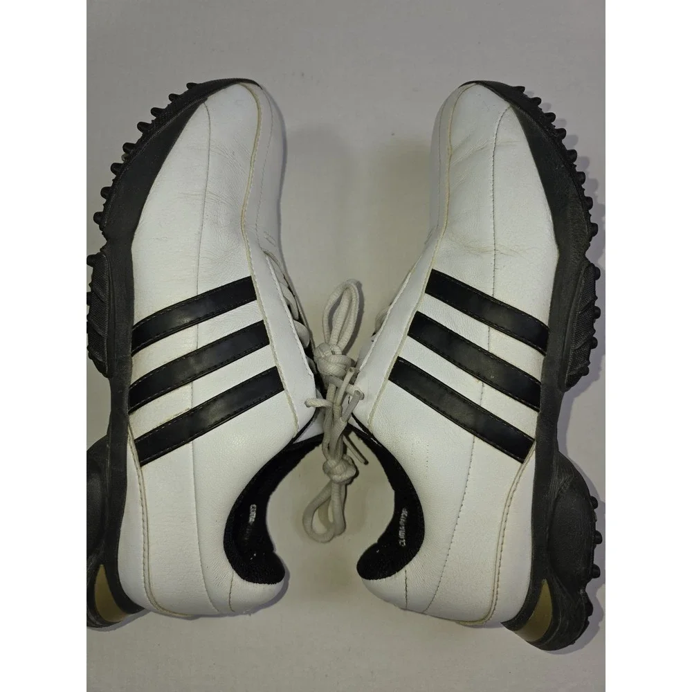 Adidas Geofit Mens Leather Foam Insole Traxion adiWEAR Golf Shoes Size 8.5